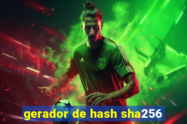 gerador de hash sha256